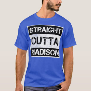 Rak Outta Madison Wisconsin Vintage Distresse T Shirt