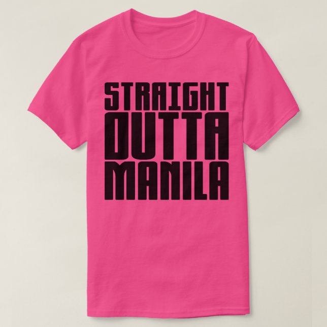 Rak Outta Manila T Shirt (Design framsida)