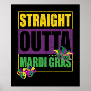 Rak Outta Mardi Gras Poster