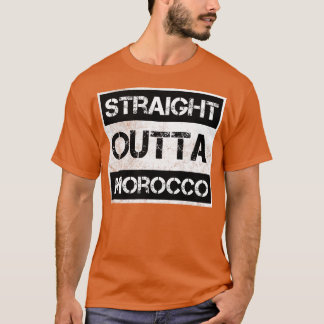 Rak Outta Marocko Traveler Gift Land Expat T Shirt