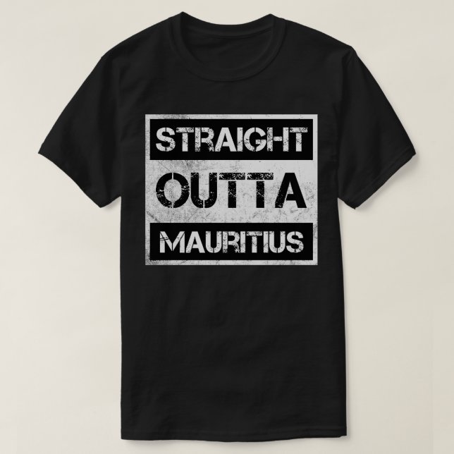 Rak Outta Mauritius Traveler Gift Land Exp T Shirt (Design framsida)