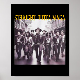 Rak Outta Mega Western Cowboy Outfit Trump 20 Poster