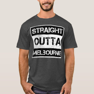 Rak Outta Melbourne city Florida Vintage Dist T Shirt