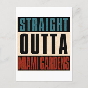 Rak Outta Miami Gardens Florida FL Vykort