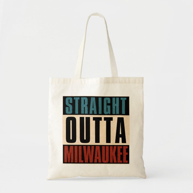 Rak Outta Milwaukee Wisconsin WI Tygkasse (Framsidan)