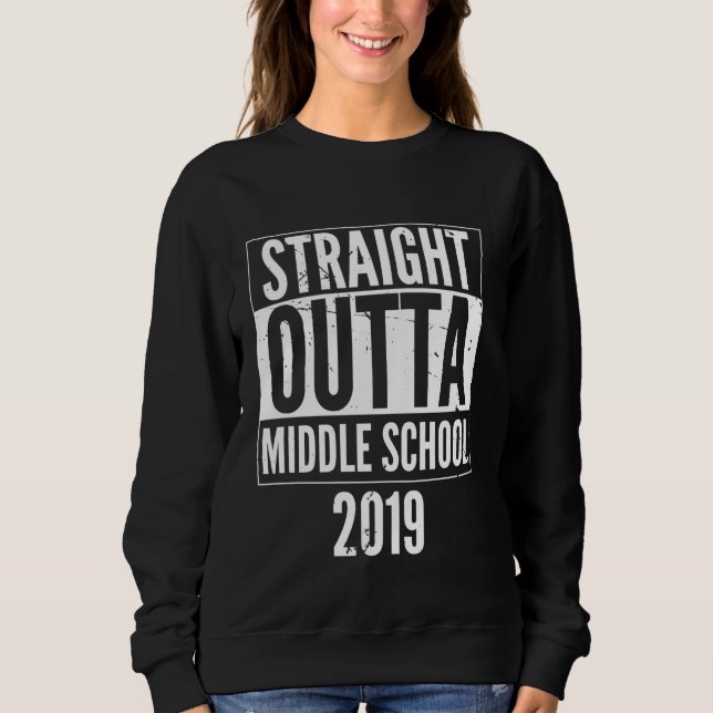 Rak Outta Mitten School 2019 Studenten Graph T Shirt (Framsida)