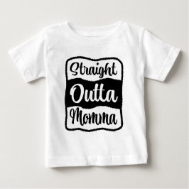 Rak Outta Momma Typography T Shirt