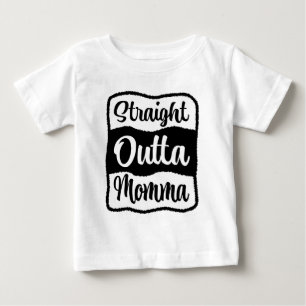Rak Outta Momma Typography T Shirt