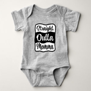 Rak Outta Momma Typography T Shirt