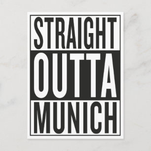 rak outta Munich Vykort