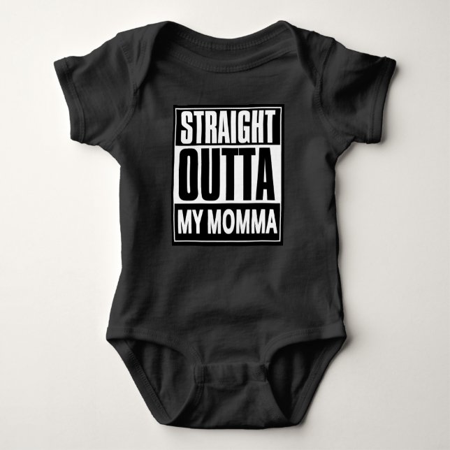 Rak Outta My Momma Compton Attitude T-shirt (Framsida)