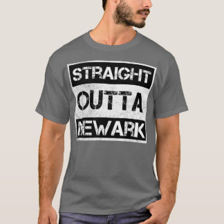 Rak Outta Newark New jersey Vintage Distresse T Shirt