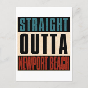Rak Outta Newport Beach California CA Vykort