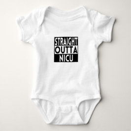 Rak Outta NICU rolig babyBodysuit Tee