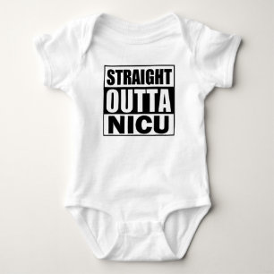 Rak Outta NICU rolig nyfödd Preemie T Shirt