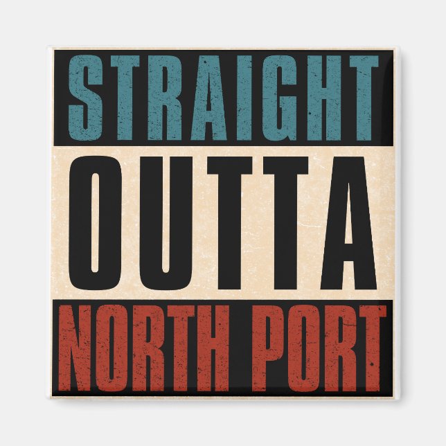 Rak Outta North Port Florida FL Magnet (Framsidan)