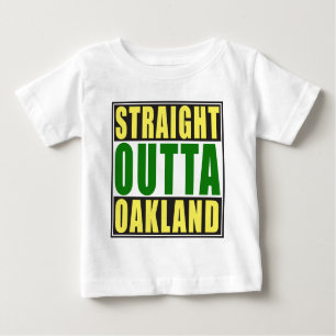 Rak Outta Oakland grönt T-shirt