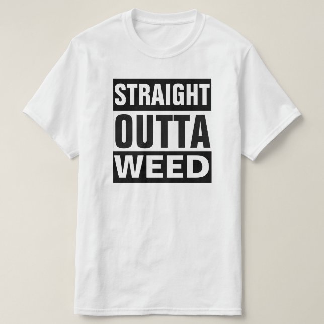 RAK OUTTA-OGRÄST-TRÖJA TEE SHIRT (Design framsida)