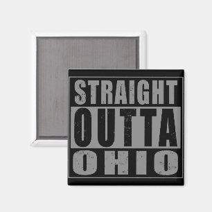 Rak Outta Ohio Ord Art Magnet