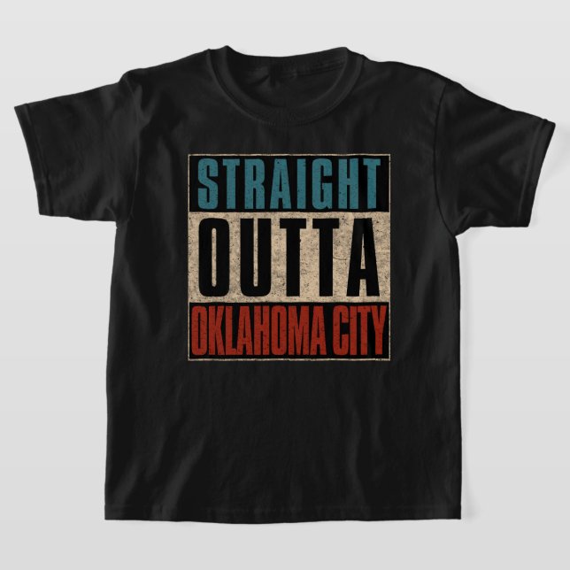 Rak Outta Oklahoma City Oklahoma OK T Shirt (Laydown)