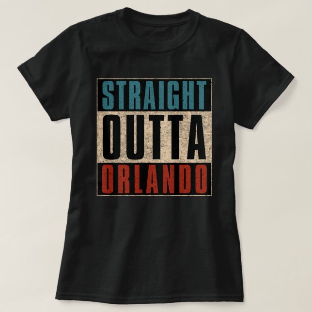Rak Outta Orlando Florida FL T Shirt (Design framsida)