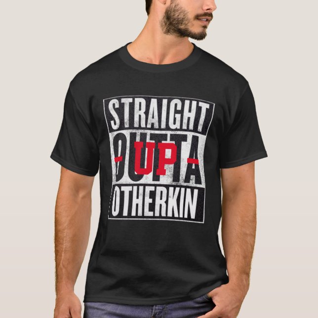 Rak Outta Otherkin rolig grafisk utslagsplats Tröja (Framsida)