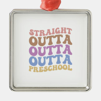 Rak Outta Outta Outta Preschool Julgransprydnad Metall