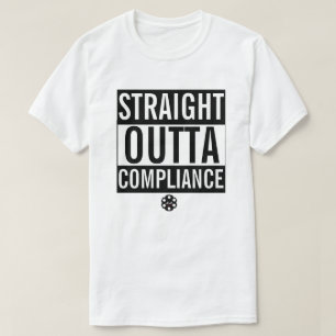 RAK OUTTA-ÖVERENSSTÄMMELSE T SHIRT