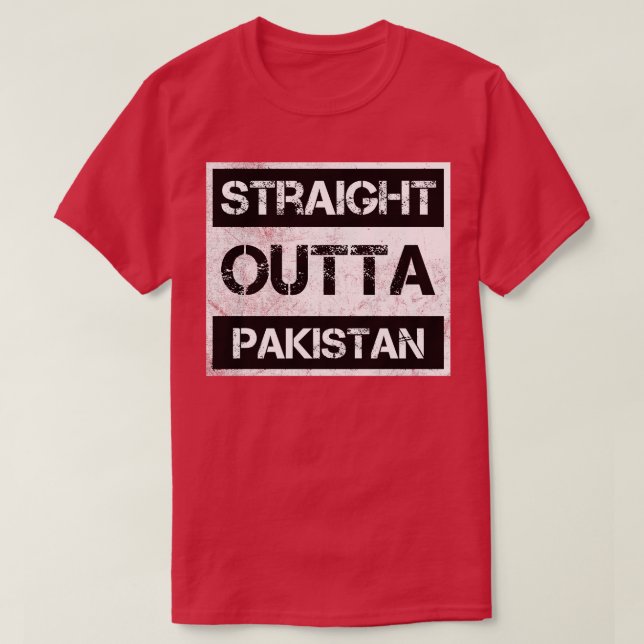 Rak Outta Pakistan Traveler Gift Land Expa T Shirt (Design framsida)