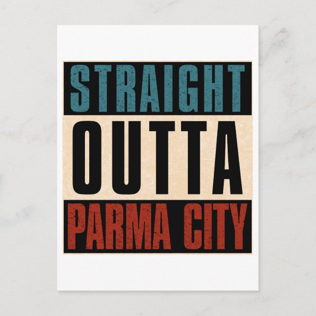 Rak Outta Parma Ohio OH Vykort (Framsida)