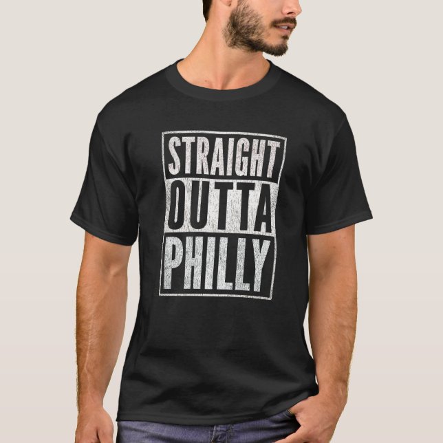 Rak Outta Philly T Shirt (Framsida)