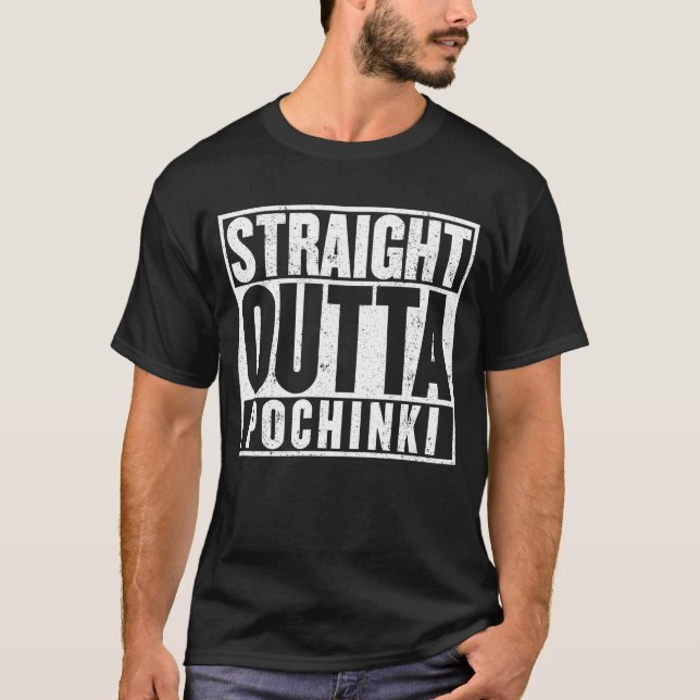 Rak Outta Pochinki T-tröja T Shirt (Framsida)