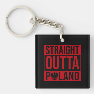 Rak Outta Poland Flagga Red White