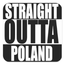 Rak Outta Poland Sticker