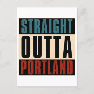 Rak Outta Portland Oregon ELLER Vykort