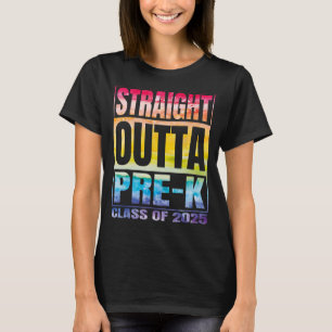 Rak Outta Pre-k School Class 2025 School Grad T Shirt