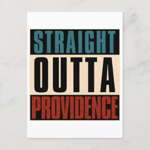 Rak outta Providence Rhode island RI Vykort