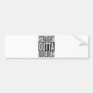 rak outta Quebec Bildekal