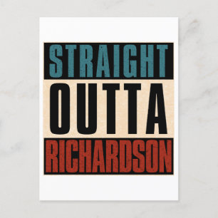 Rak Outta Richardson Texas TX Vykort