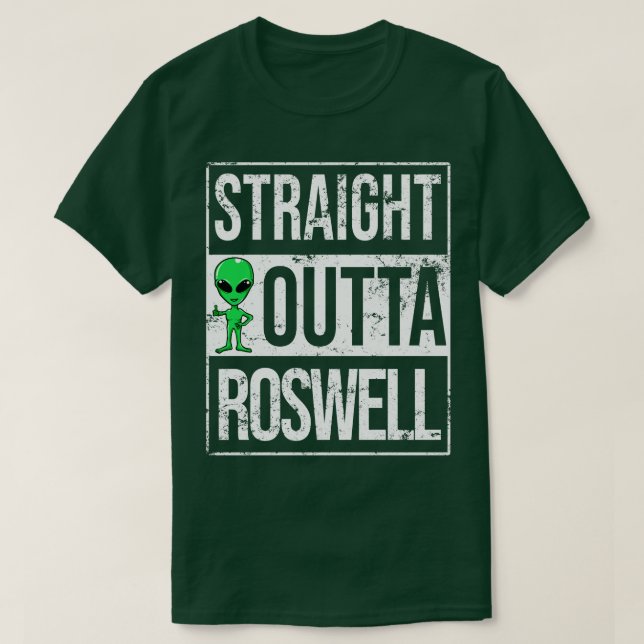 Rak Outta Roswell NM Funny T Shirt (Design framsida)