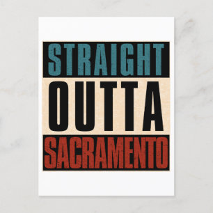 Rak Outta Sacramento California CA Vykort