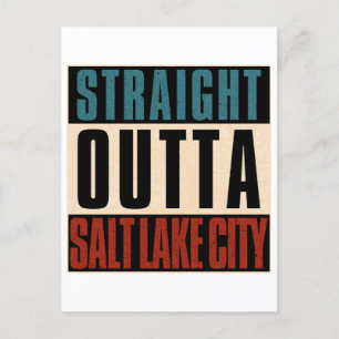 Rak Outta Salt Sjö City Utah UT Helg Vykort