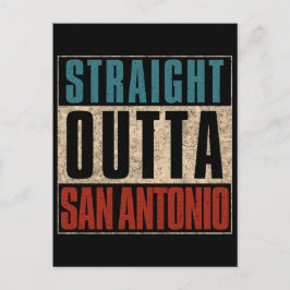 Rak Outta San Antonio Texas TX USA Vykort