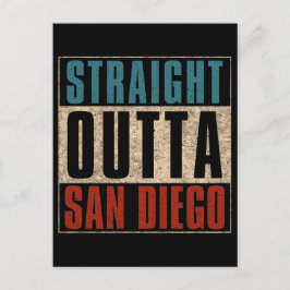 Rak Outta San Diego California CA USA Helg Vykort
