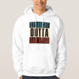 Rak Outta San Diego California CA USA Hoodie