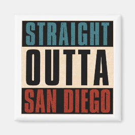 Rak Outta San Diego California CA USA Magnet