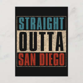 Rak Outta San Diego California CA USA Vykort