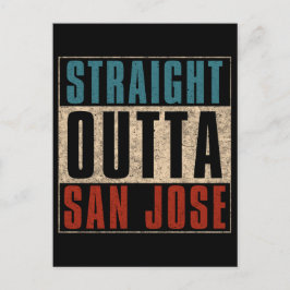 Rak Outta San Jose California CA USA Helg Vykort
