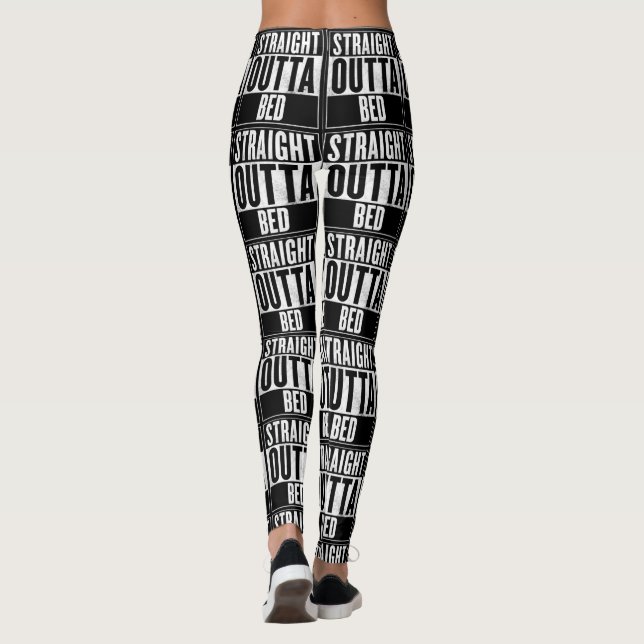 Rak Outta sängdamasker Leggings (Baksida)