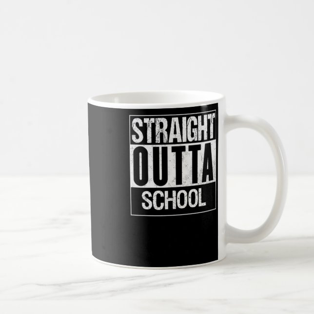 Rak Outta School 1 Kaffemugg (Höger)